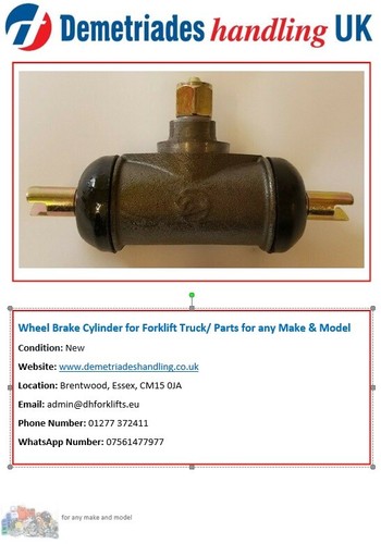 Wheel brake cylinder for - cylinder,