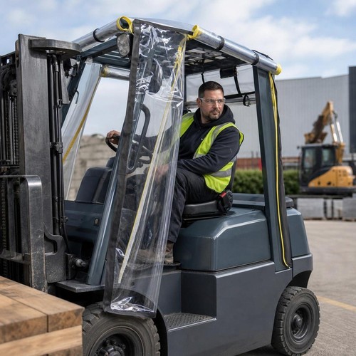 Forklift cover sun - forklift,