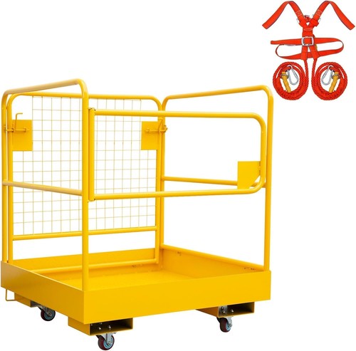Forklift safety cage aerial - forklift,