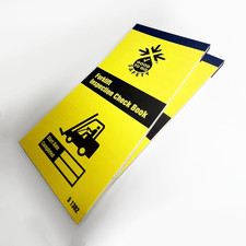 Forklift Check Books - Pack of