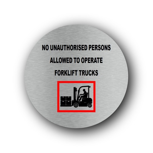 Unauthorised forklift use - no,