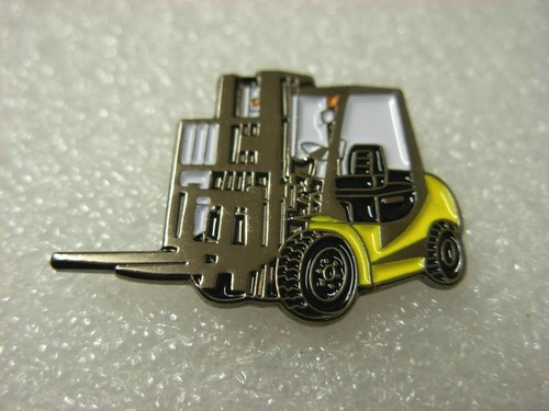 Fork lift truck pin - , badge.