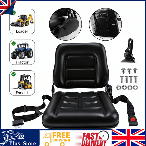 Universal forklift seat fold - seat,